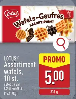 ALDI Lotus assortiment wafels aanbieding