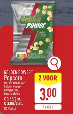 ALDI Golden power popcorn aanbieding
