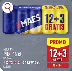 ALDI MAES Pils aanbieding