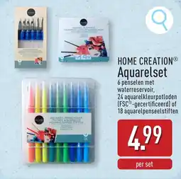 ALDI Home creation aquarelset aanbieding
