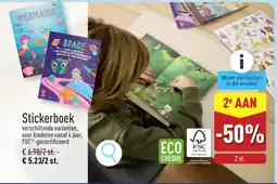 ALDI Stickerboek aanbieding