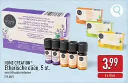 ALDI Home creation etherische oliën aanbieding