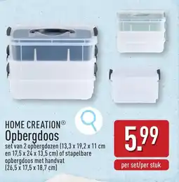 ALDI Home creation opbergdoos aanbieding