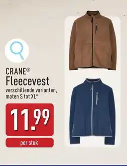 ALDI Crane fleecevest aanbieding