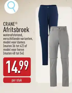 ALDI Crane afritsbroek aanbieding