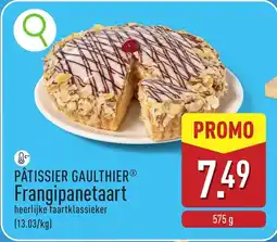 ALDI Pâtissier gaulthier frangipanetaart aanbieding