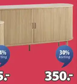 Jysk Royal Oak Lyngvig Dressoir aanbieding