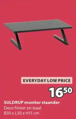 Jysk Suldrup Monitor Staander aanbieding