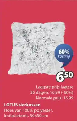 Jysk Lotus Sierkussen aanbieding