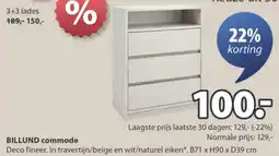 Jysk Billund Commode aanbieding
