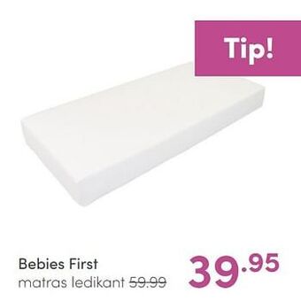 Baby & Tiener Bebies first matras ledikant aanbieding