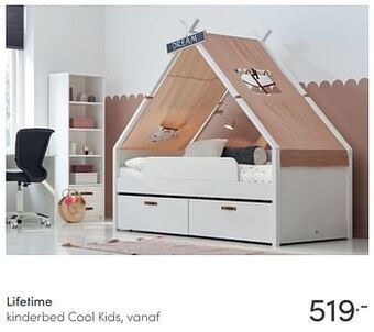 Baby & Tiener Lifetime kinderbed cool kids aanbieding