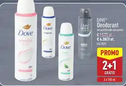 ALDI Dove deodorant aanbieding