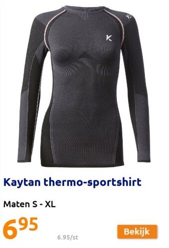 Action Kaytan thermo-sportshirt aanbieding