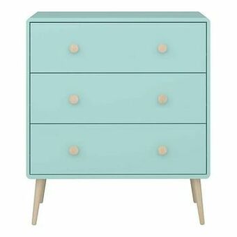 Ladekast Gaia 3 lades - mintgroen - 92,4x81,1x39,6 cm - Leen Bakker