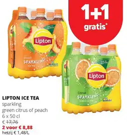 Spar LIPTON ICE TEA aanbieding