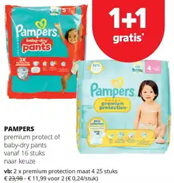 Spar PAMPERS aanbieding