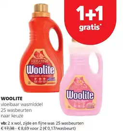 Spar WOOLITE aanbieding