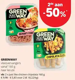 Spar GREENWAY aanbieding