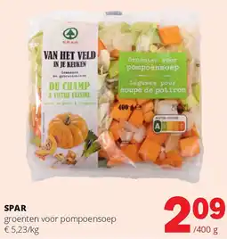Spar SPAR groenten voor pompoensoep aanbieding