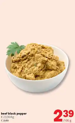 Spar beef black pepper aanbieding