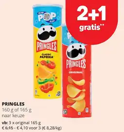 Spar PRINGLES 160 g aanbieding