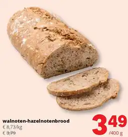Spar walnoten-hazelnotenbrood aanbieding