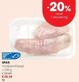 Spar SPAR roodbaarshaasje aanbieding