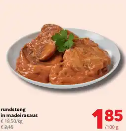 Spar rundstong in madeirasaus aanbieding