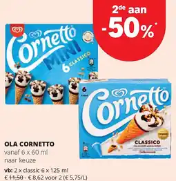 Spar OLA CORNETTO aanbieding