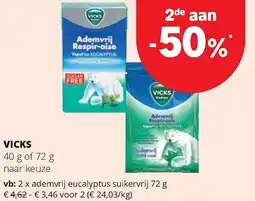 Spar VICKS 40 g aanbieding
