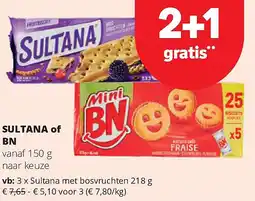 Spar SULTANA of BN aanbieding