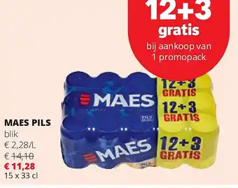 Spar MAES PILS aanbieding