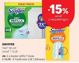 Spar SWIFFER aanbieding