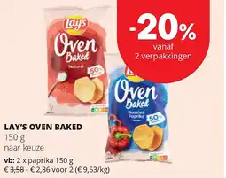Spar LAY’S OVEN BAKED aanbieding