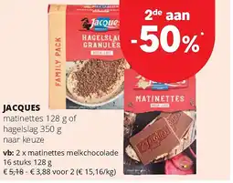 Spar JACQUES aanbieding