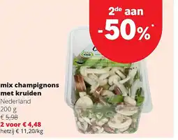 Spar mix champignons met kruiden aanbieding