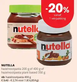 Spar NUTELLA aanbieding