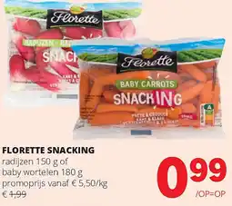 Spar FLORETTE SNACKING aanbieding