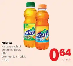 Spar NESTEA ice tea peach aanbieding