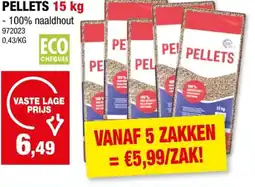Hubo PELLETS 15 kg aanbieding