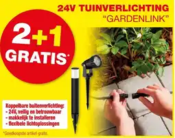 Hubo Philips 24V TUINVERLICHTING GARDENLINK aanbieding