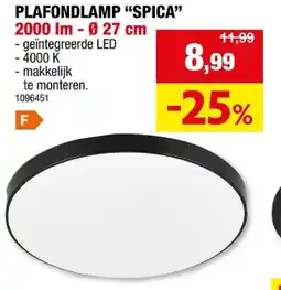Hubo PLAFONDLAMP SPICA 2000 Im - Ø 27 cm aanbieding