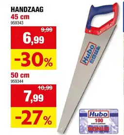 Hubo HANDZAAG 45 cm aanbieding