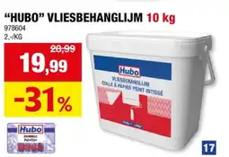 Hubo HUBO VLIESBEHANGLIJM 10 kg aanbieding