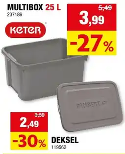 Hubo MULTIBOX 25 L aanbieding