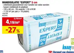 Hubo WANDISOLATIE EXPERT 5 cm aanbieding
