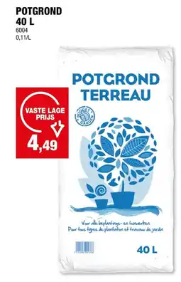 Hubo POTGROND 40 L aanbieding