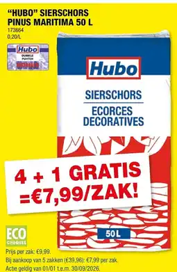 Hubo HUBO SIERSCHORS PINUS MARITIMA 50 L aanbieding