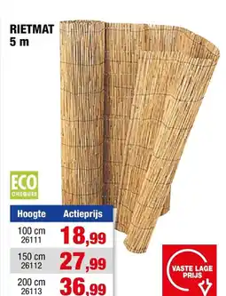 Hubo RIETMAT 5 m aanbieding